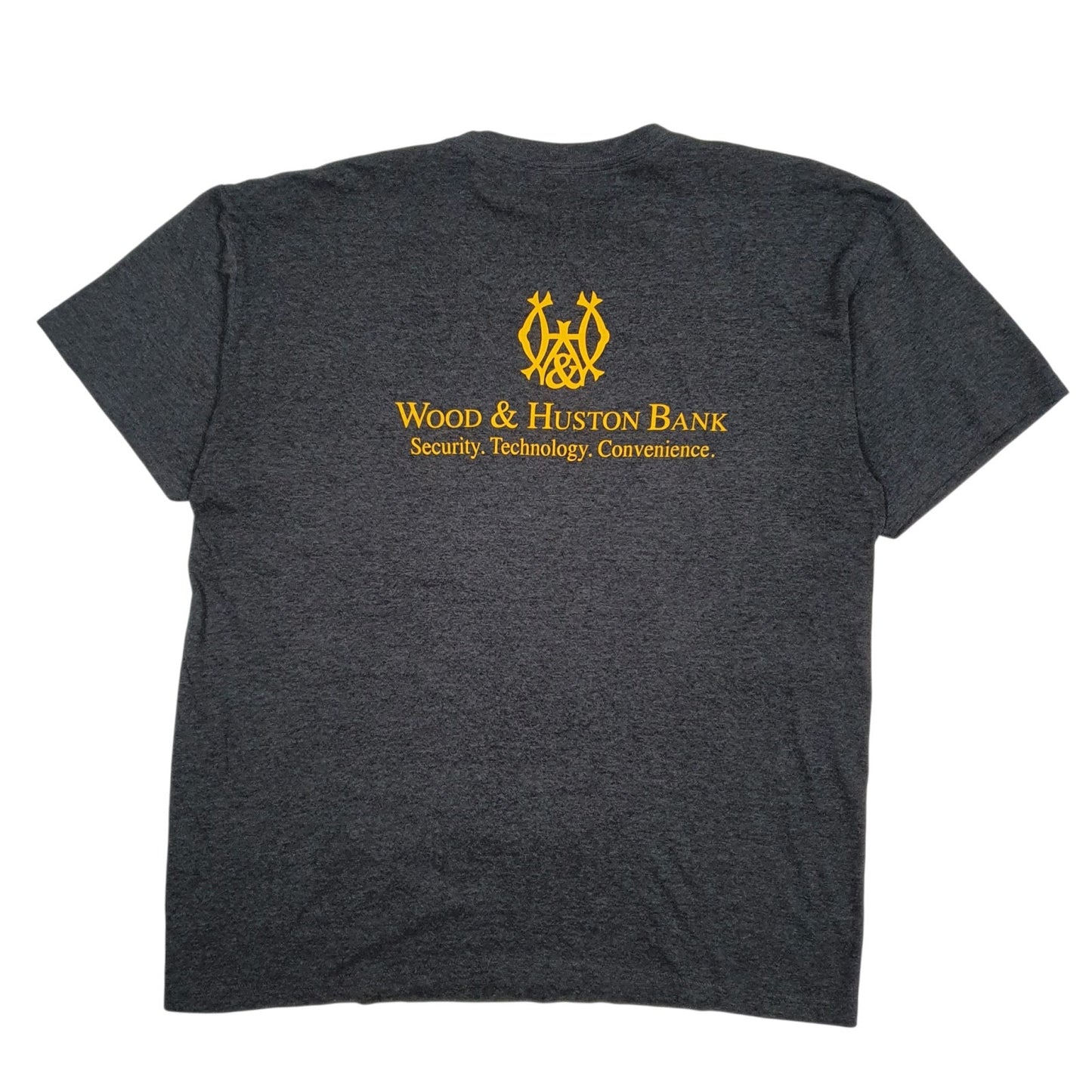 Mens Grey M&O University of Nebraska Huskers  T Shirt