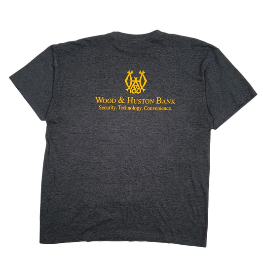Mens Grey M&O University of Nebraska Huskers  T Shirt