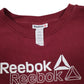 Mens Burgundy Reebok  Crewneck Jumper