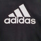 Womens Black Adidas Spellout Hoodie Jumper
