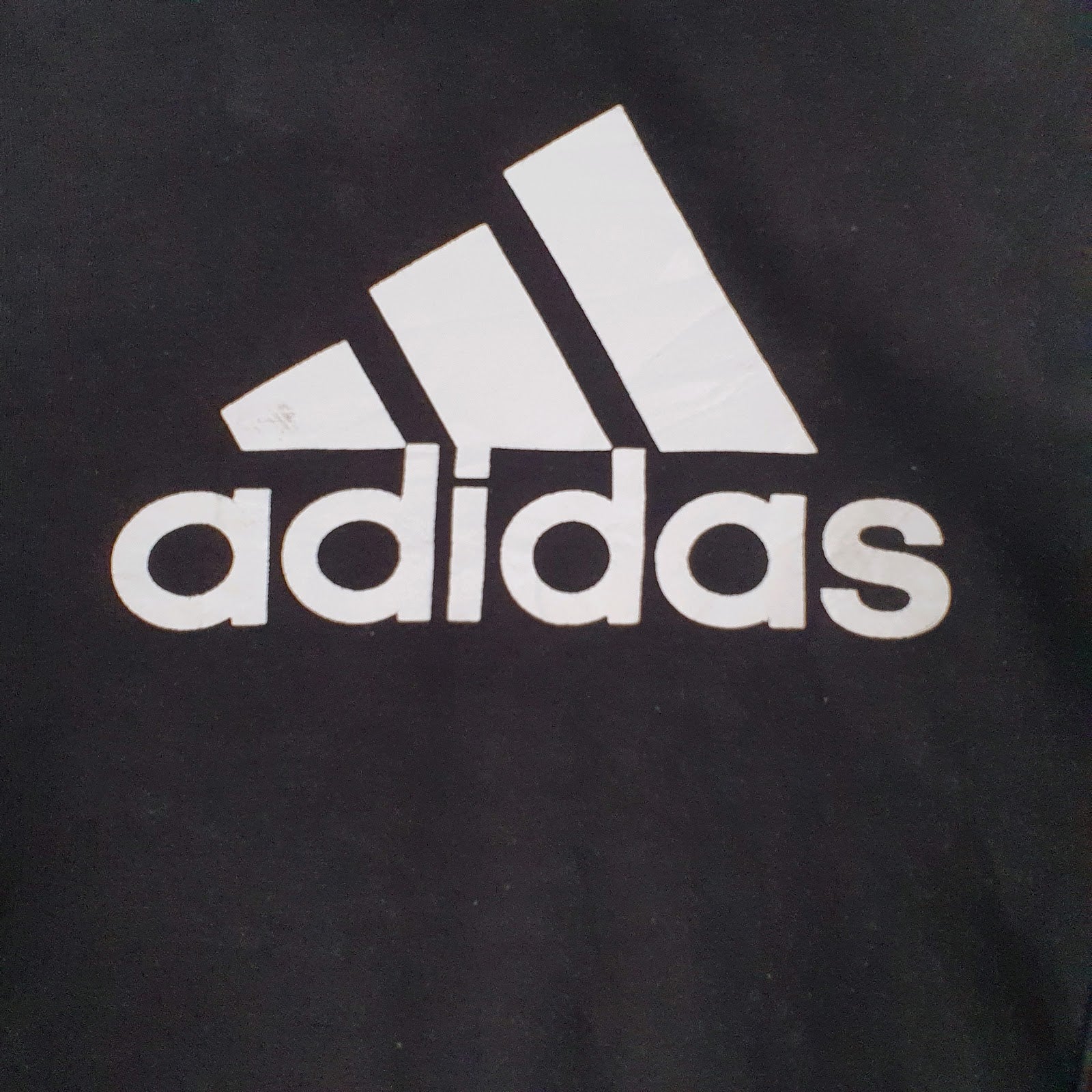 Womens Black Adidas Spellout Hoodie Jumper
