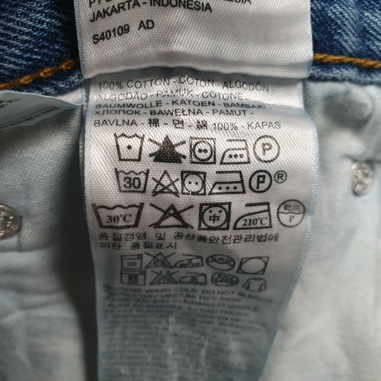 Mens Blue Levis   Jeans