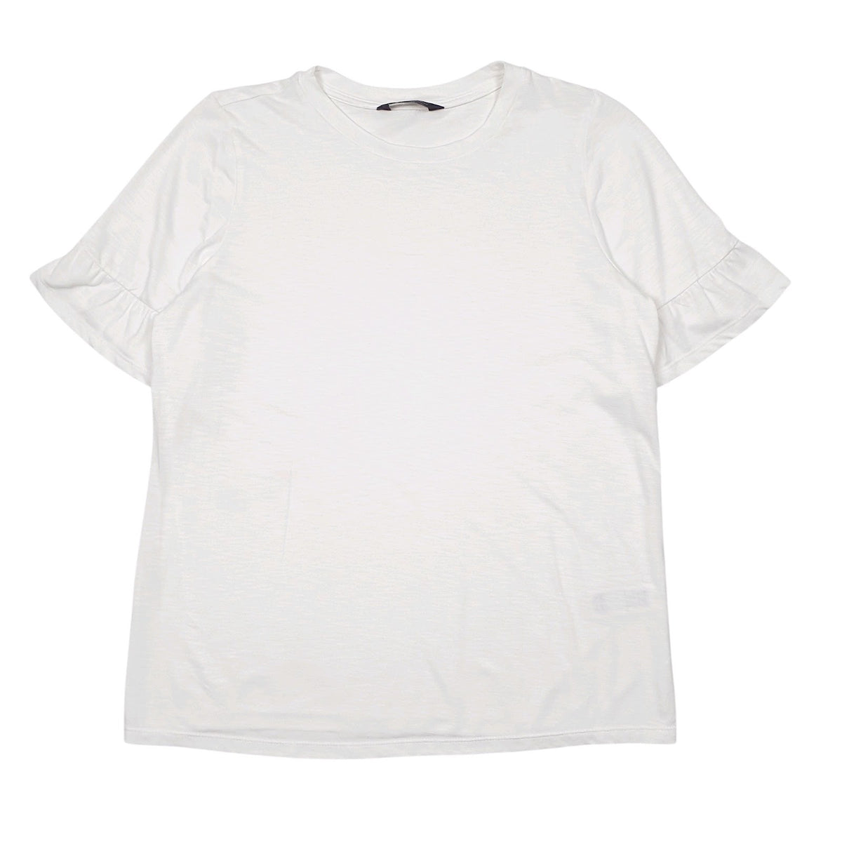 Womens White M&S Blouse Short Sleeve T Shirt