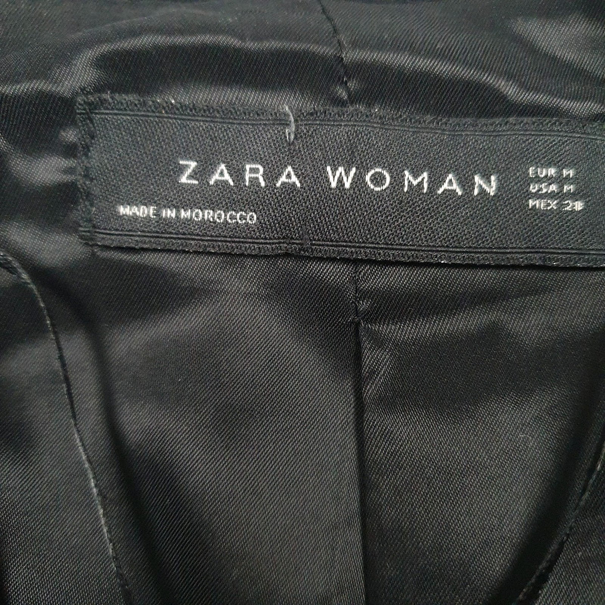 Womens Black Zara   Coat