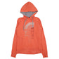 Womens Orange The North Face Spellout Hoodie Jumper