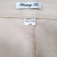 Womens Beige Wang Li Capri  Trousers