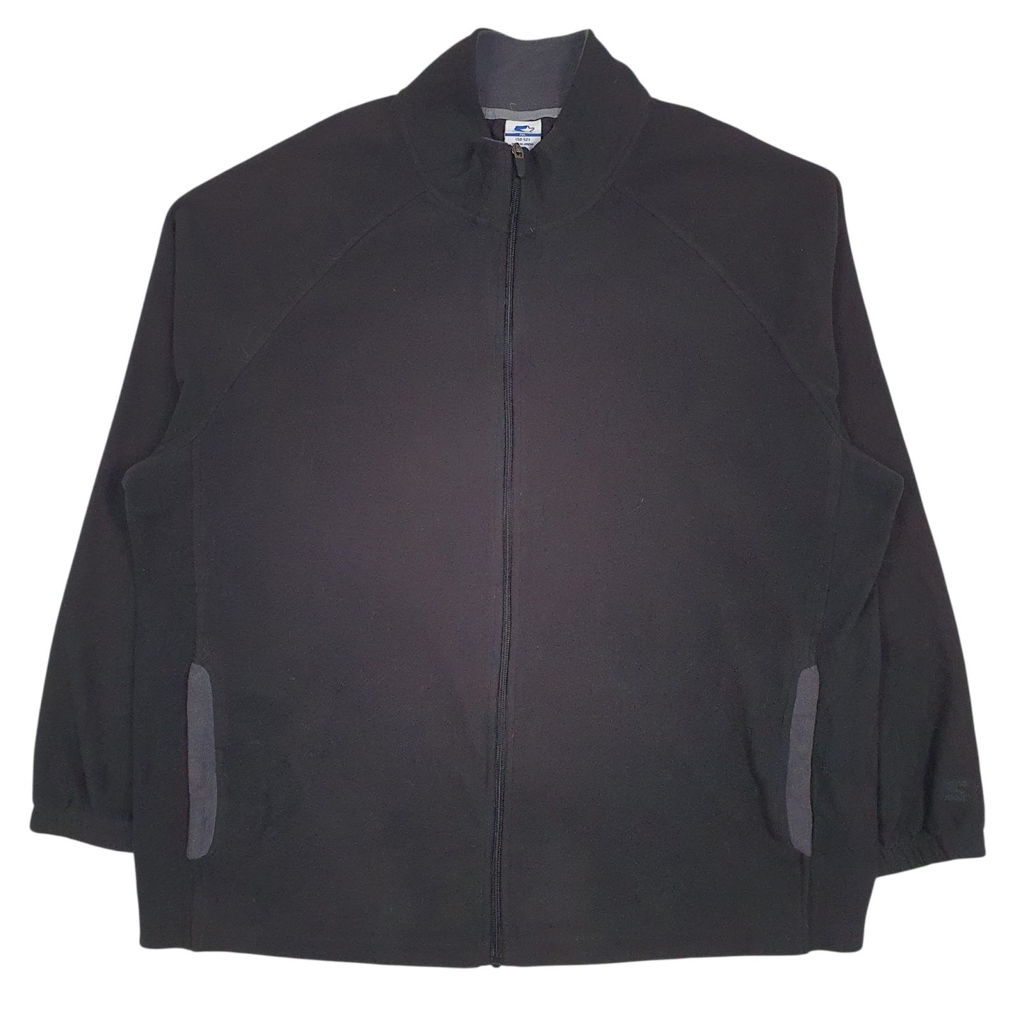 Mens Black Starter  Full Zip Jumper
