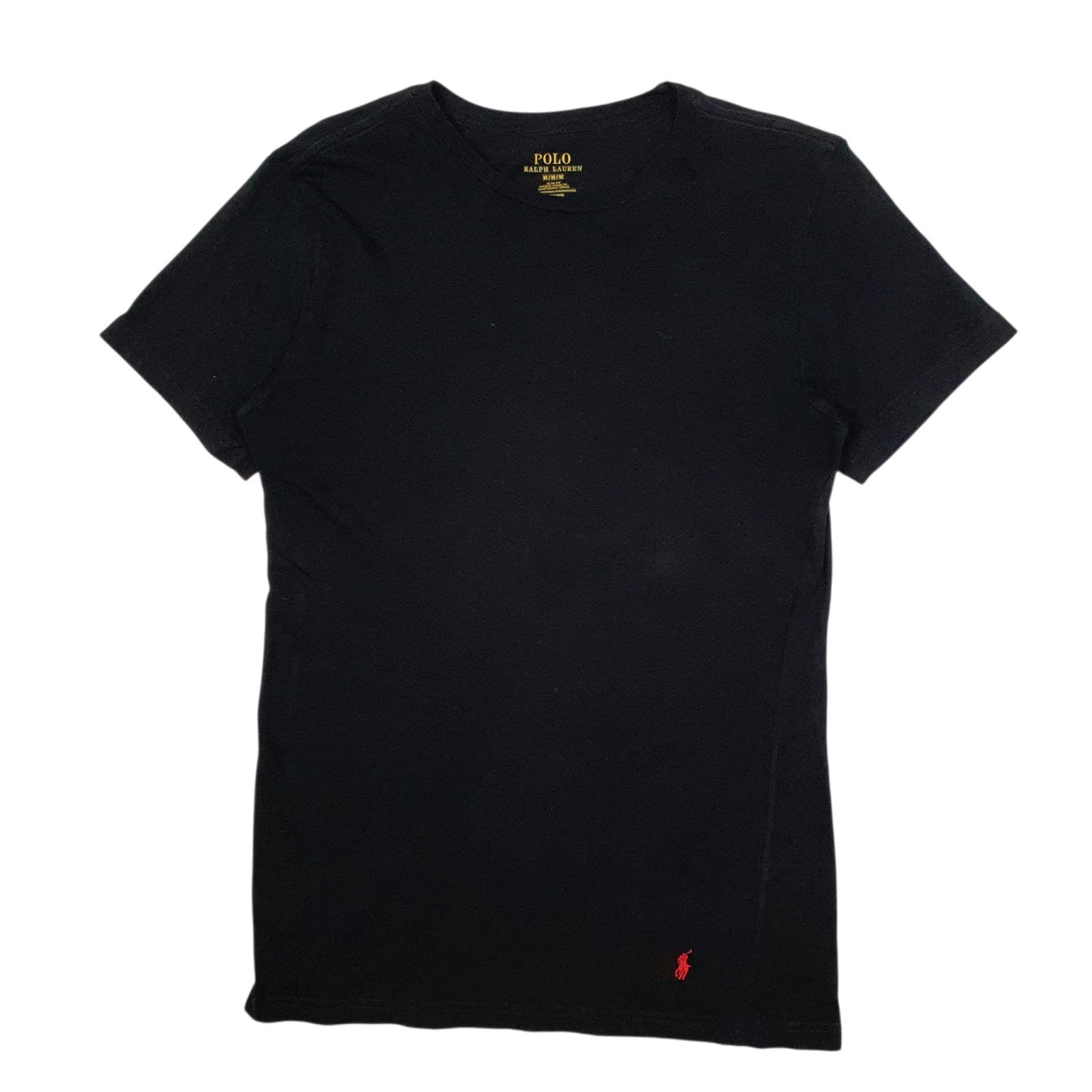 Mens Black Polo Ralph Lauren Slim Fit Short Sleeve T Shirt