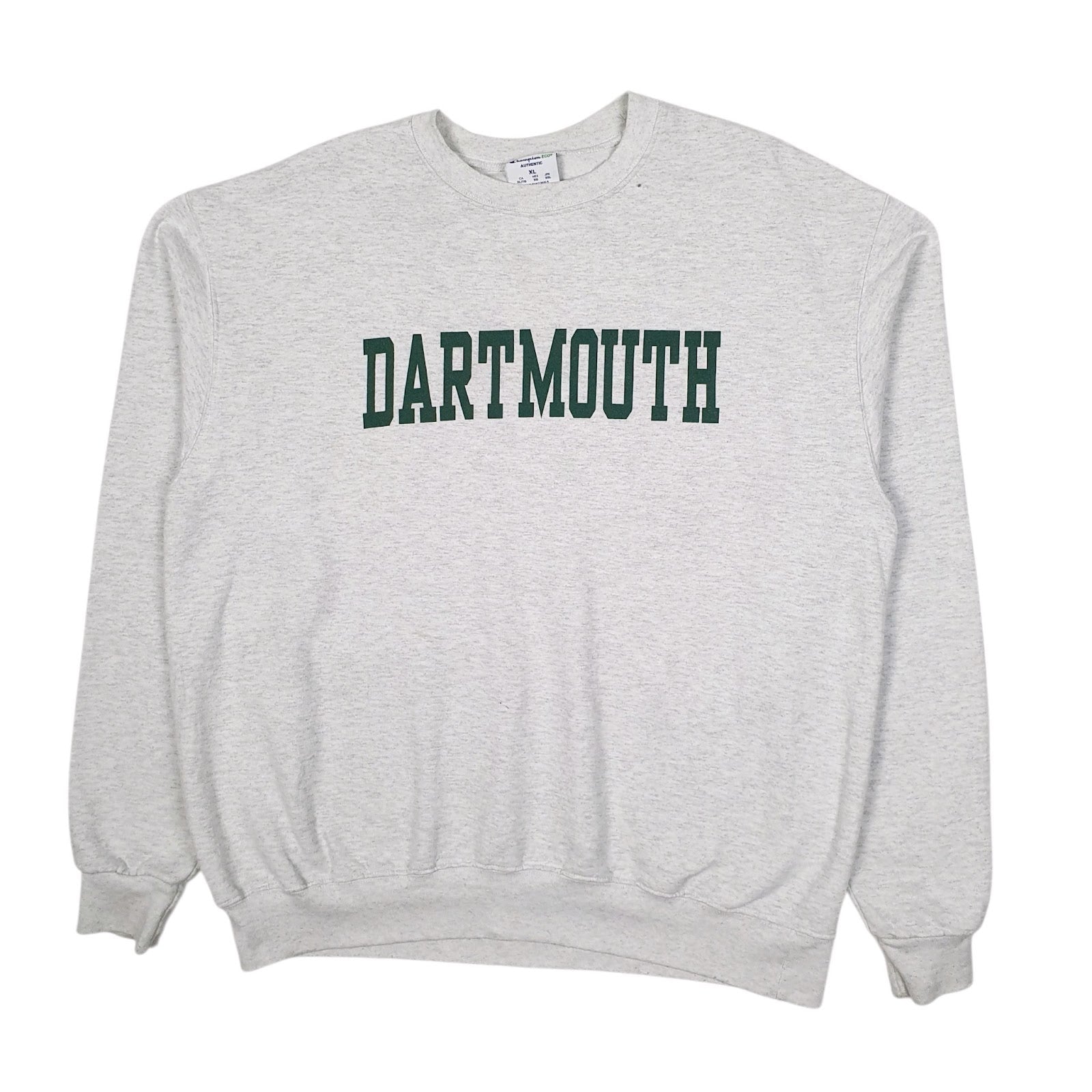 Mens Grey Champion Dartmouth Crewneck Jumper