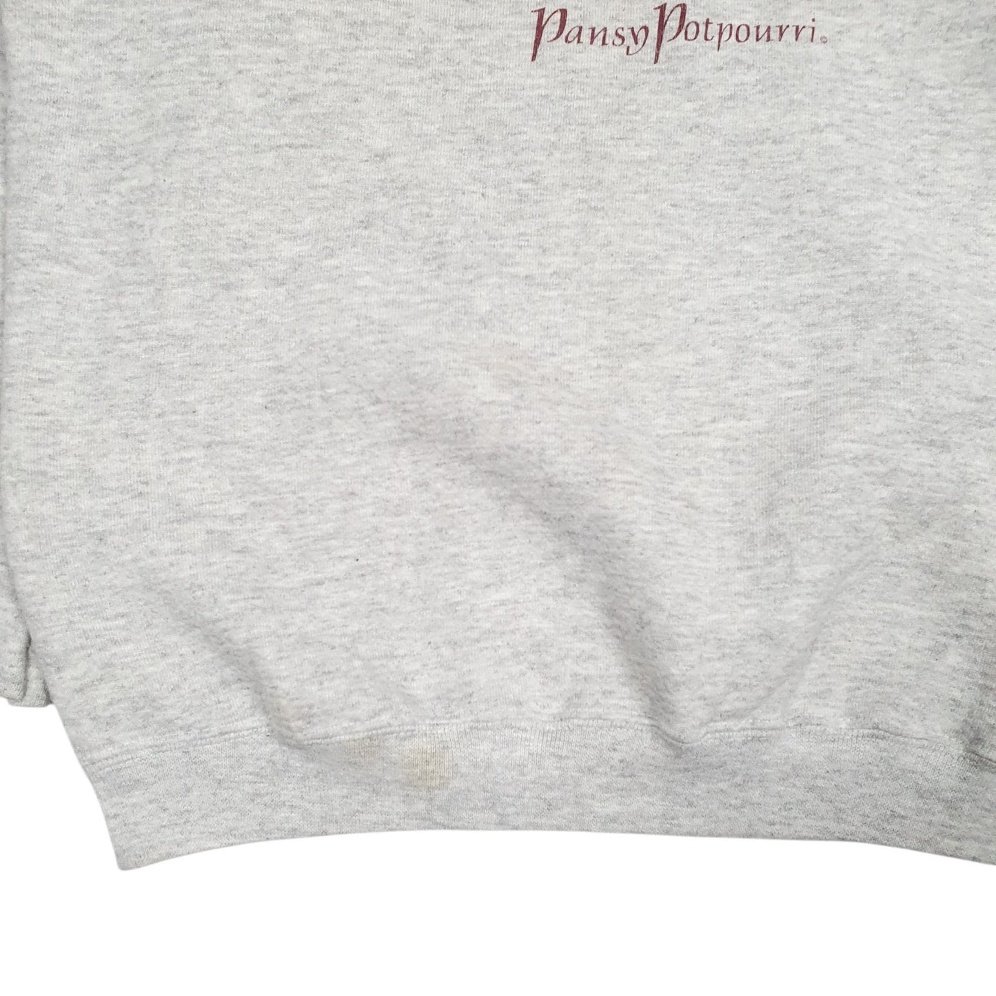 Mens Grey Tultex Vintage Made In USA Crewneck Jumper