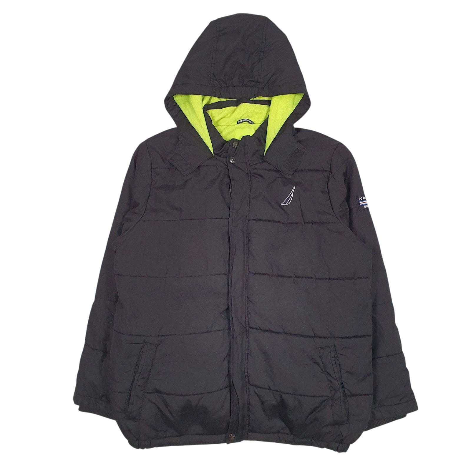 Mens Black Nautica   Coat