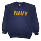 Mens Navy Soffe Vintage 90s US Navy Crewneck Jumper