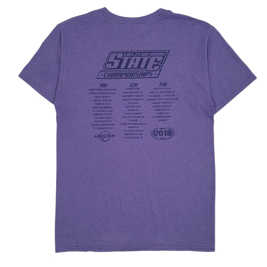 Mens Purple Fruit Of The Loom Eastern Iowa Championships  T Shirt