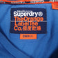 Mens Blue Super Dry   T Shirt
