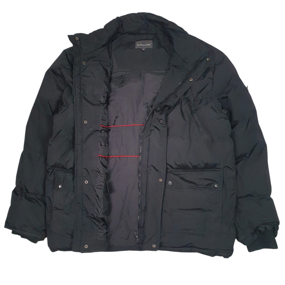 Mens Black Biaggini   Coat