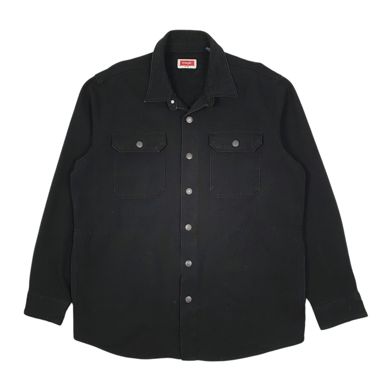 Mens Black Wrangler Heavyweight  Coat