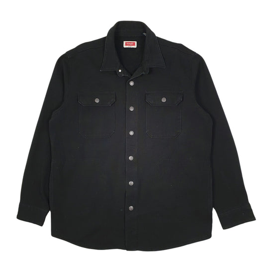 Mens Black Wrangler Heavyweight  Coat