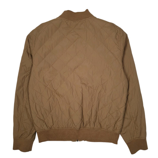 Mens Beige Levis Quilted  Coat