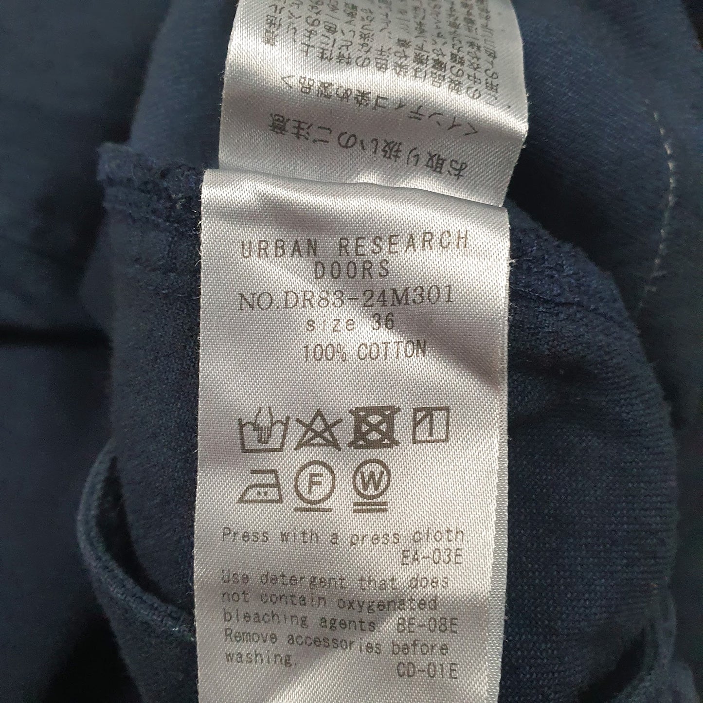 Mens Navy Urban Research   Jeans