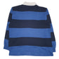 Mens Blue Siegfried Rugby Crewneck Polo Shirt
