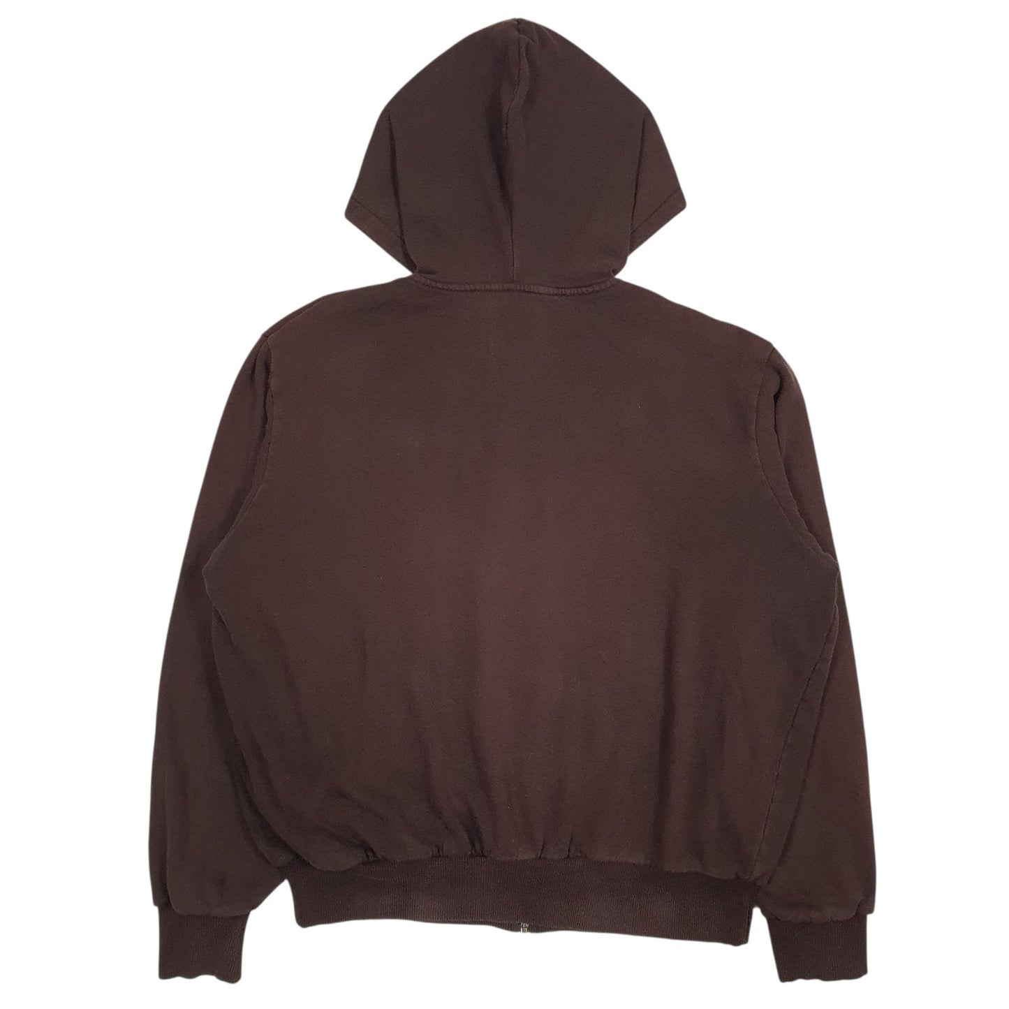 Mens Brown Dickies Workwear Padded Metro Parks Full Zip Jumper