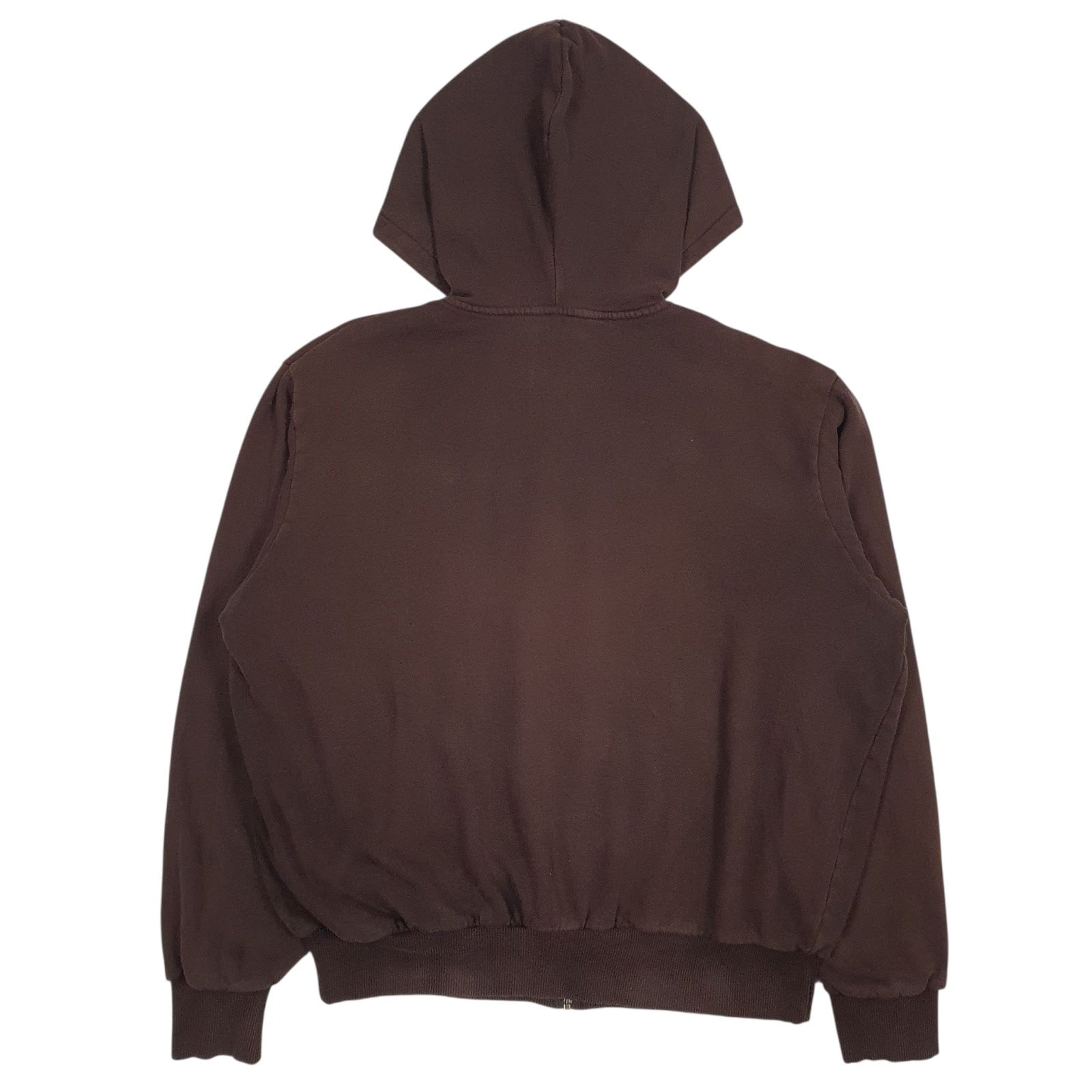 Mens Brown Dickies Workwear Padded Metro Parks Full Zip Jumper