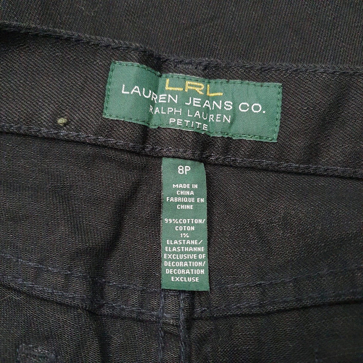 Womens Black Lauren Ralph Lauren   Jeans