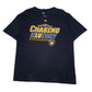 Mens Black Majestic MLB Milwaukee Brewers Short Sleeve T Shirt