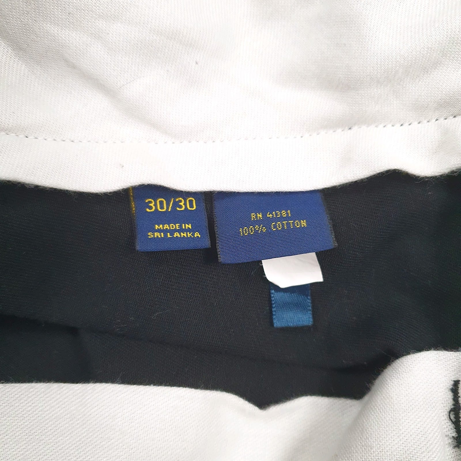 Mens Black Polo Ralph Lauren   Trousers