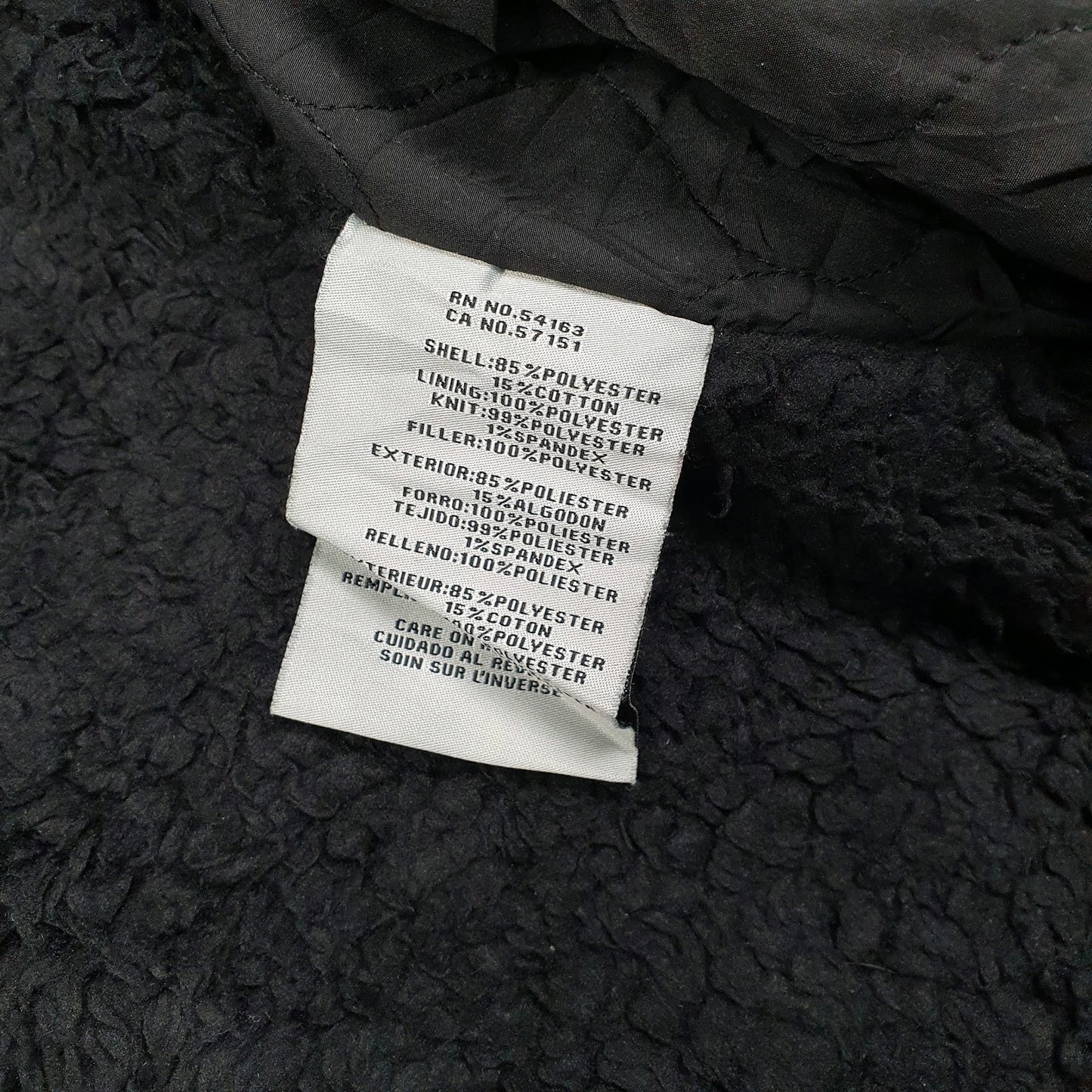 Mens Navy Levis Sherpa Lined Rain Parka  Coat