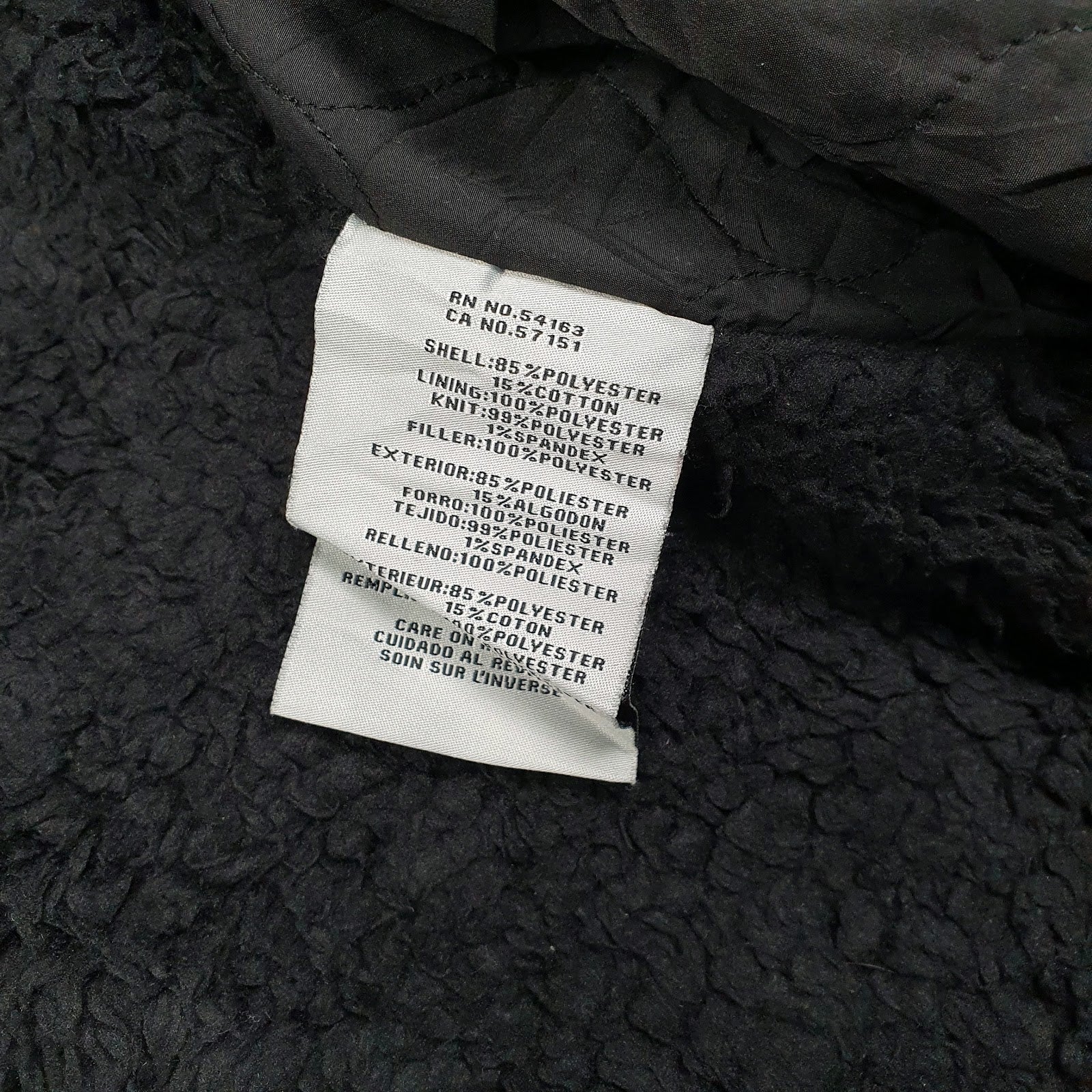 Mens Navy Levis Sherpa Lined Rain Parka  Coat