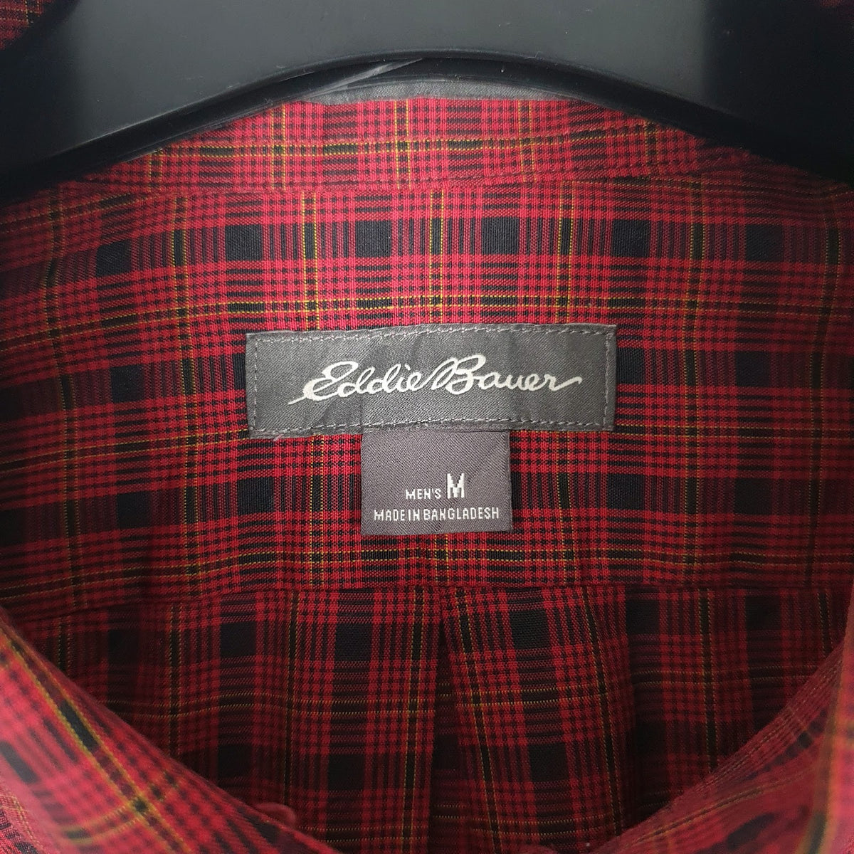 Mens Red Eddie Bauer   Shirt