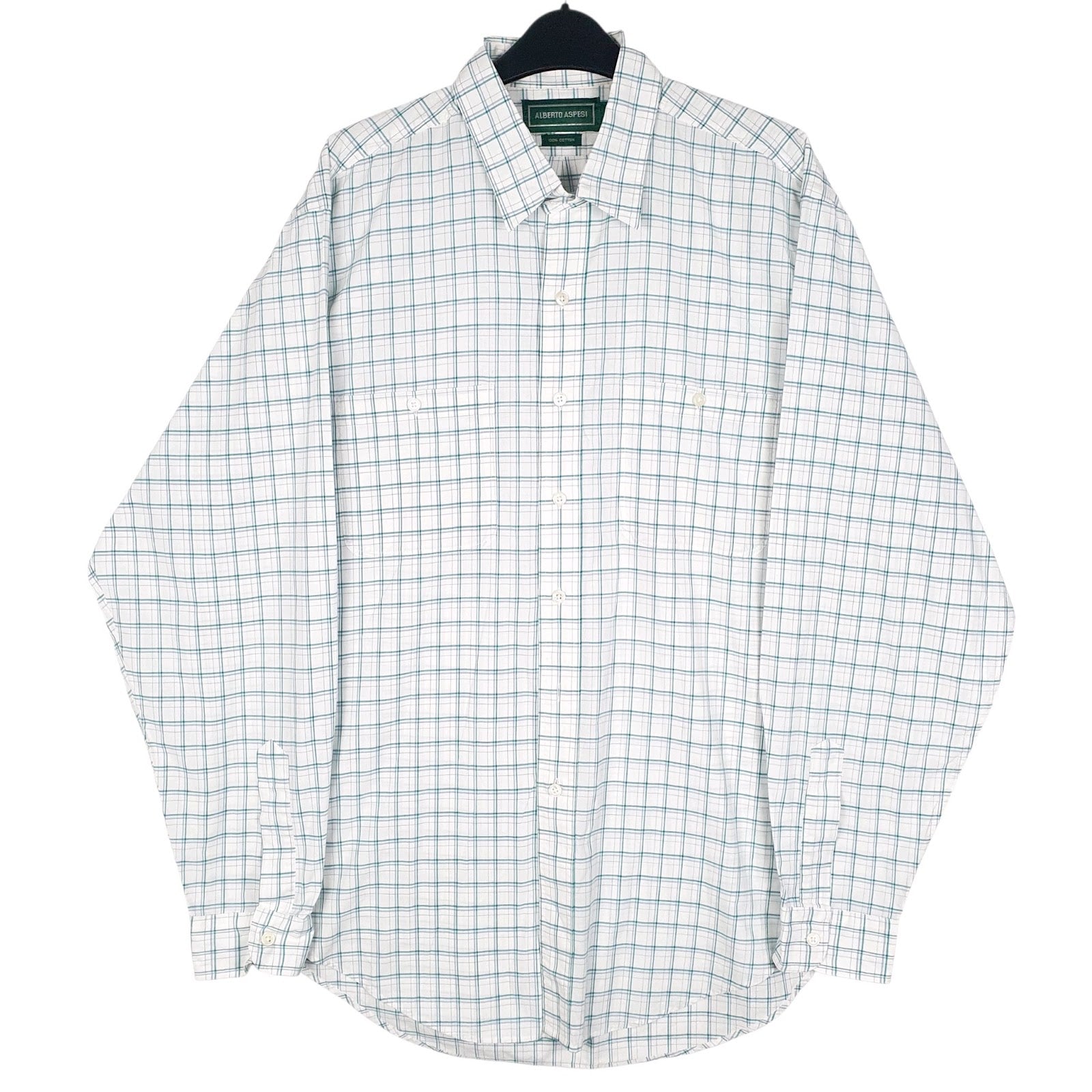 Mens White Alberto Aspesi  Long Sleeve Shirt