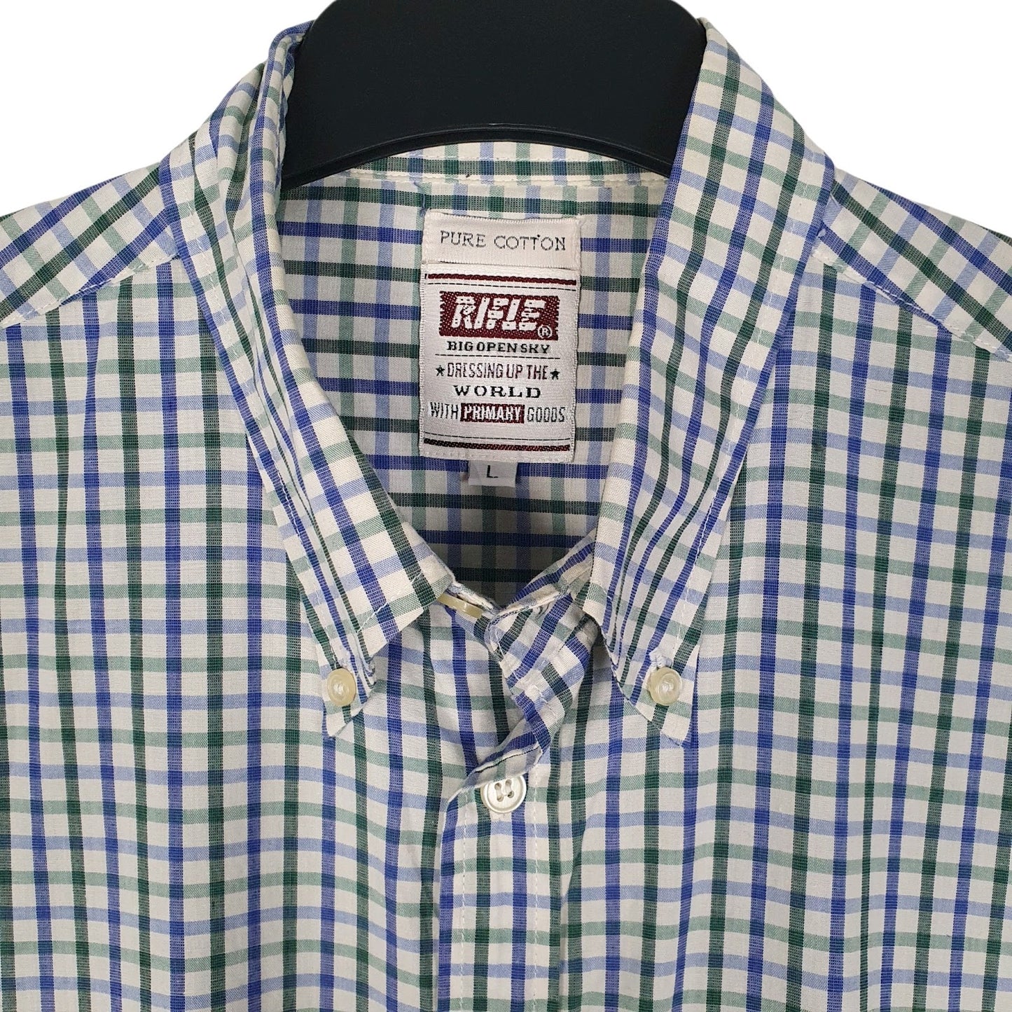 Mens Blue Rifle   Shirt