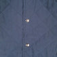 Womens Blue Damart Padded Button Up  Coat