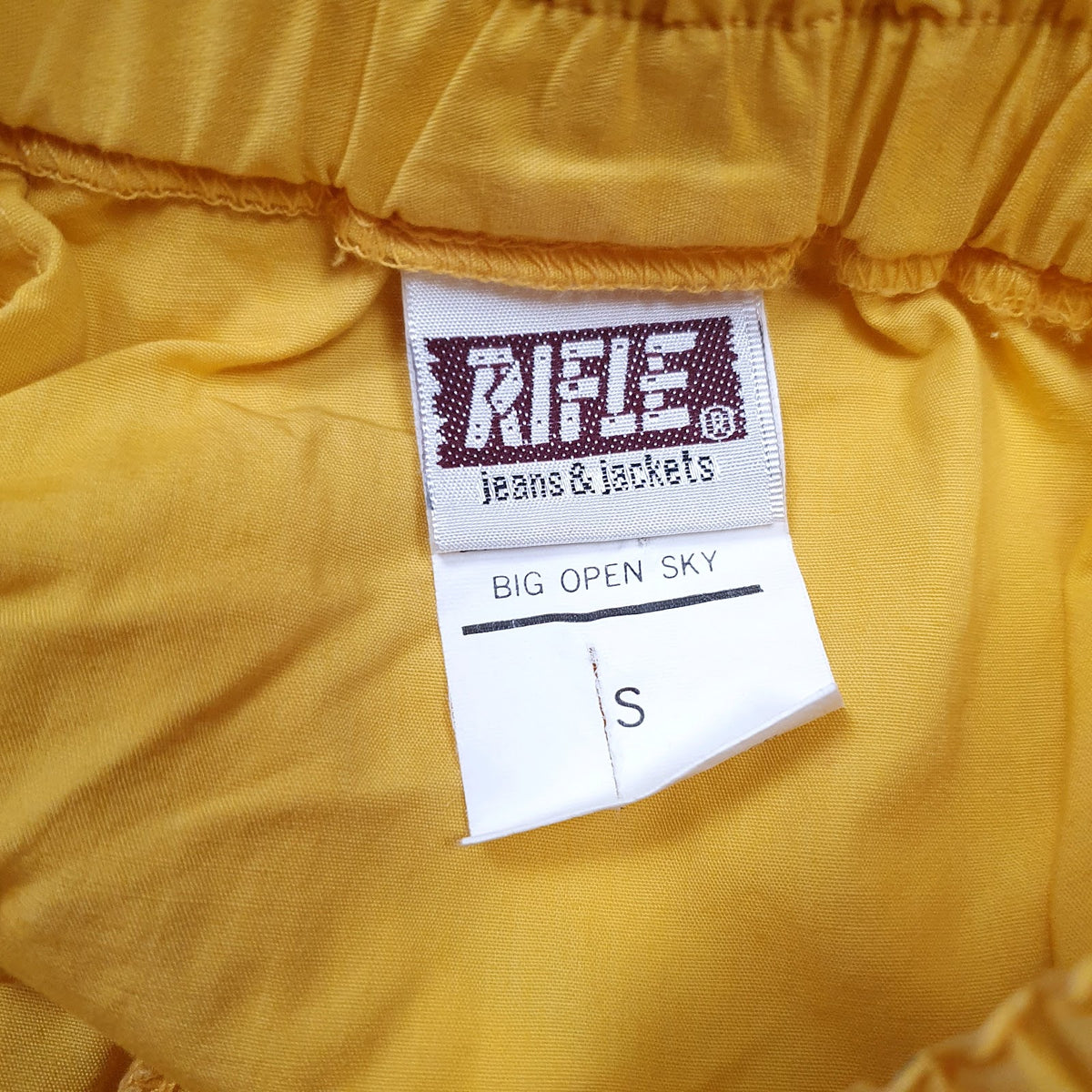 Mens Yellow Rifle Vintage  Trousers