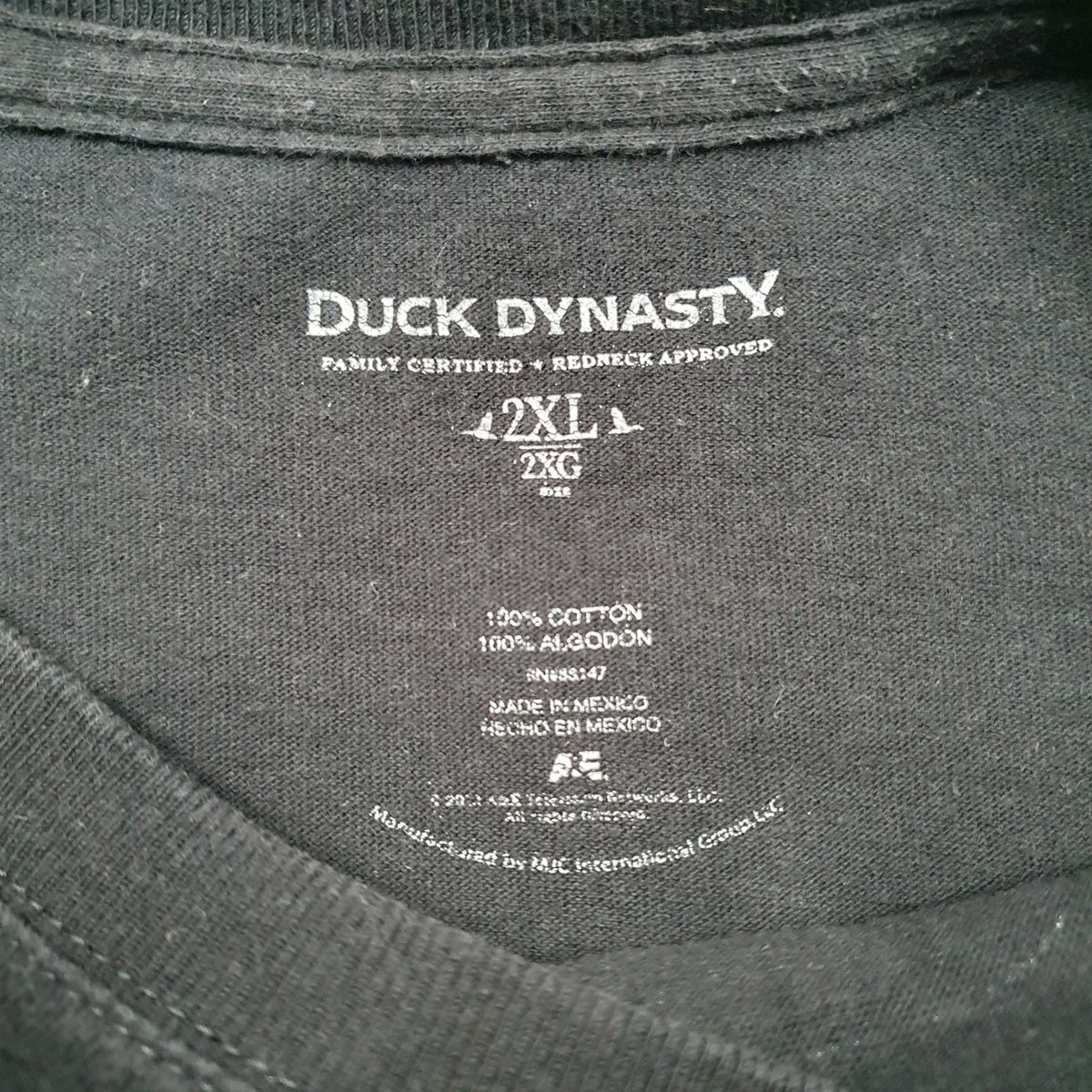 Mens Black Duck Dynasty   T Shirt