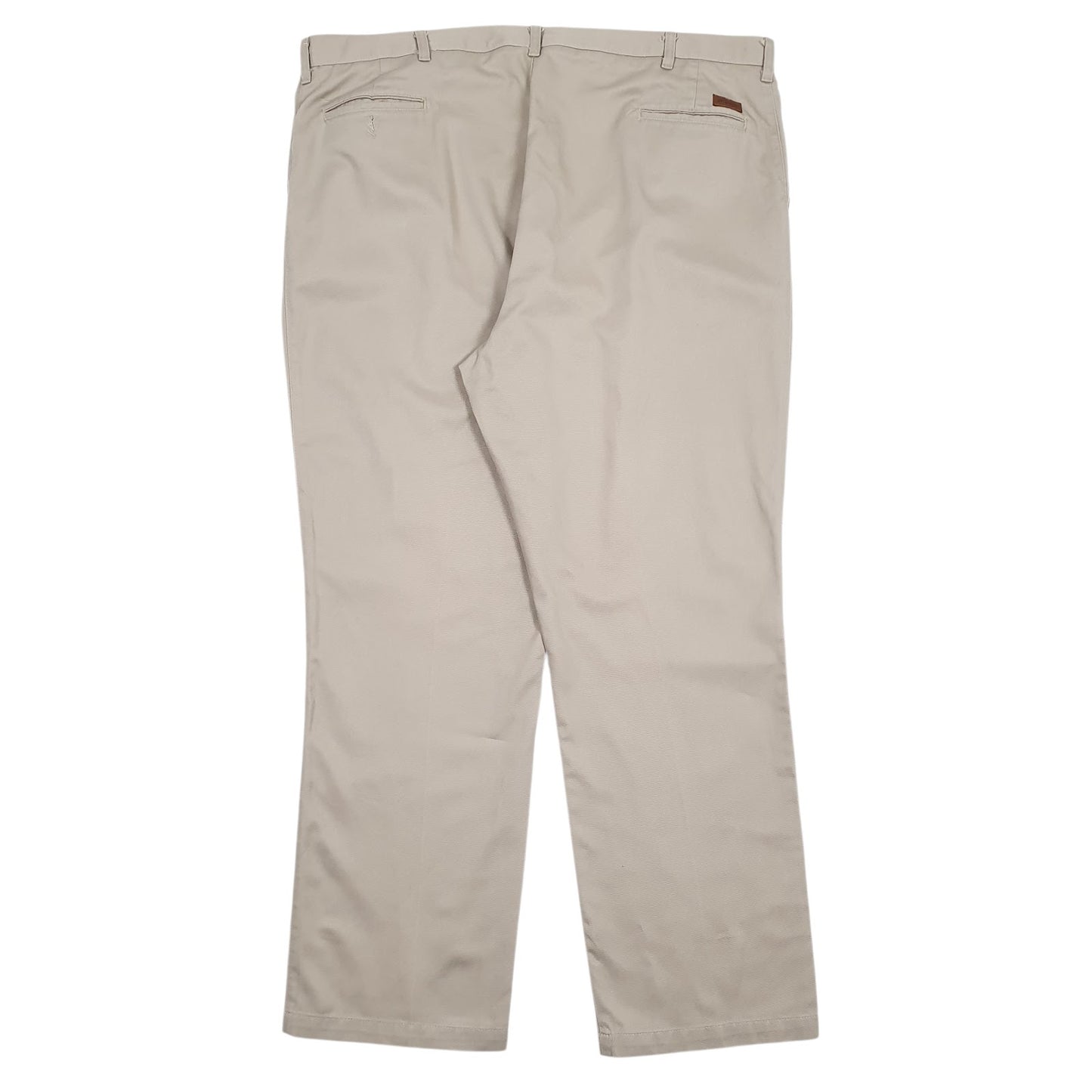 Mens Brown Wrangler Pleated  Trousers