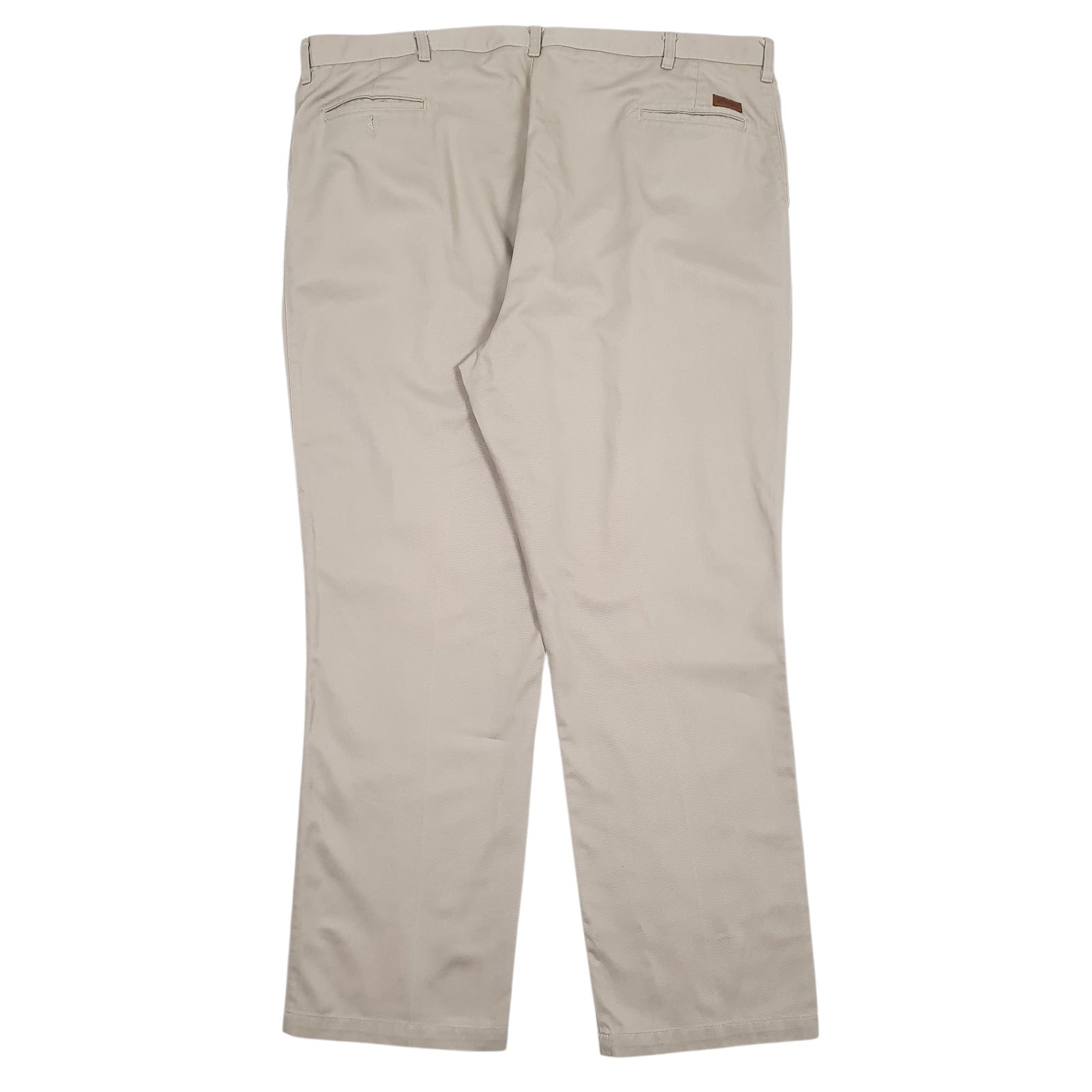 Mens Brown Wrangler Pleated  Trousers