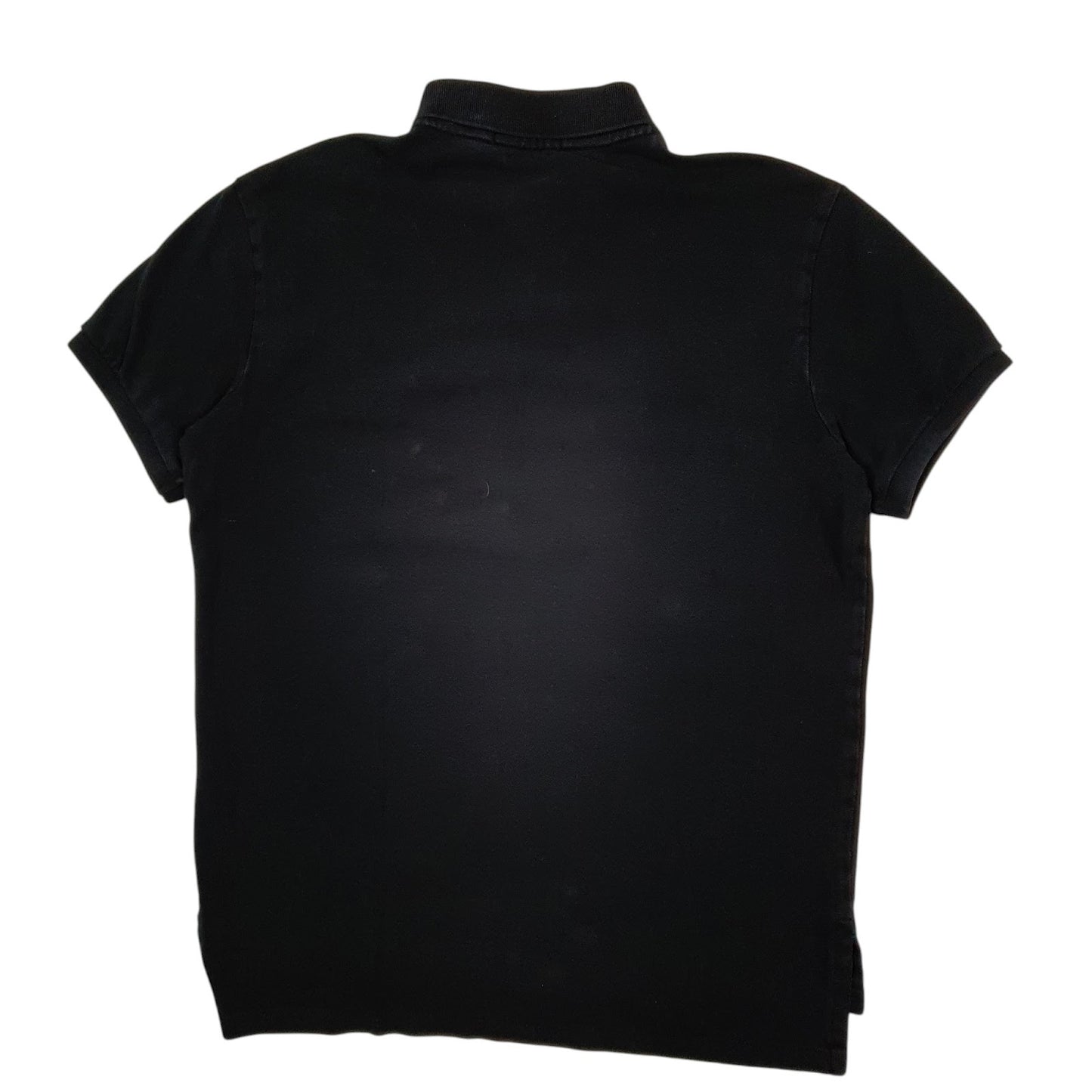 Mens Black Polo Ralph Lauren  Hoodie Polo Shirt