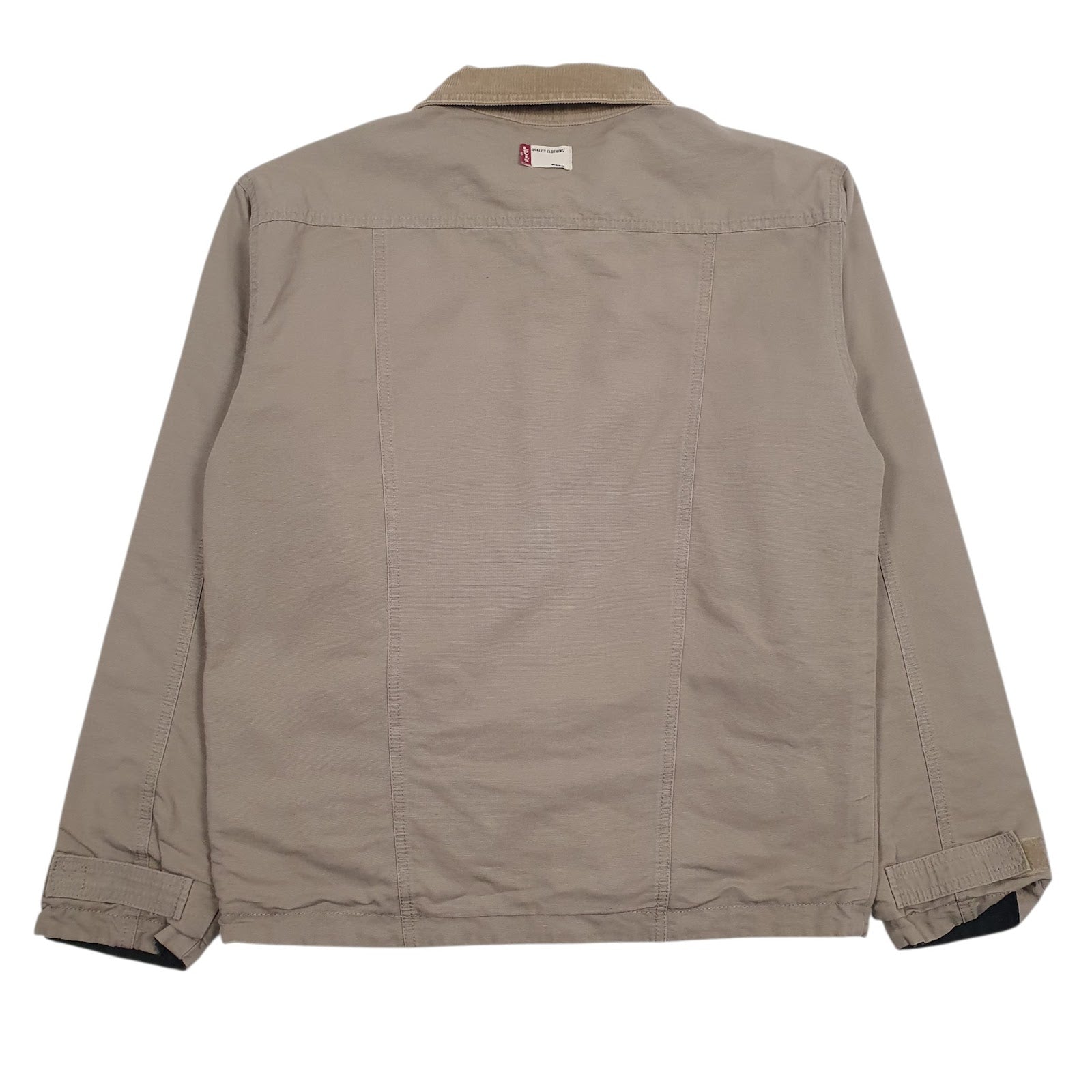 Mens Black Levis Reversible  Coat