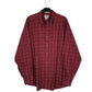 Mens Burgundy L.L.Bean  Long Sleeve Shirt