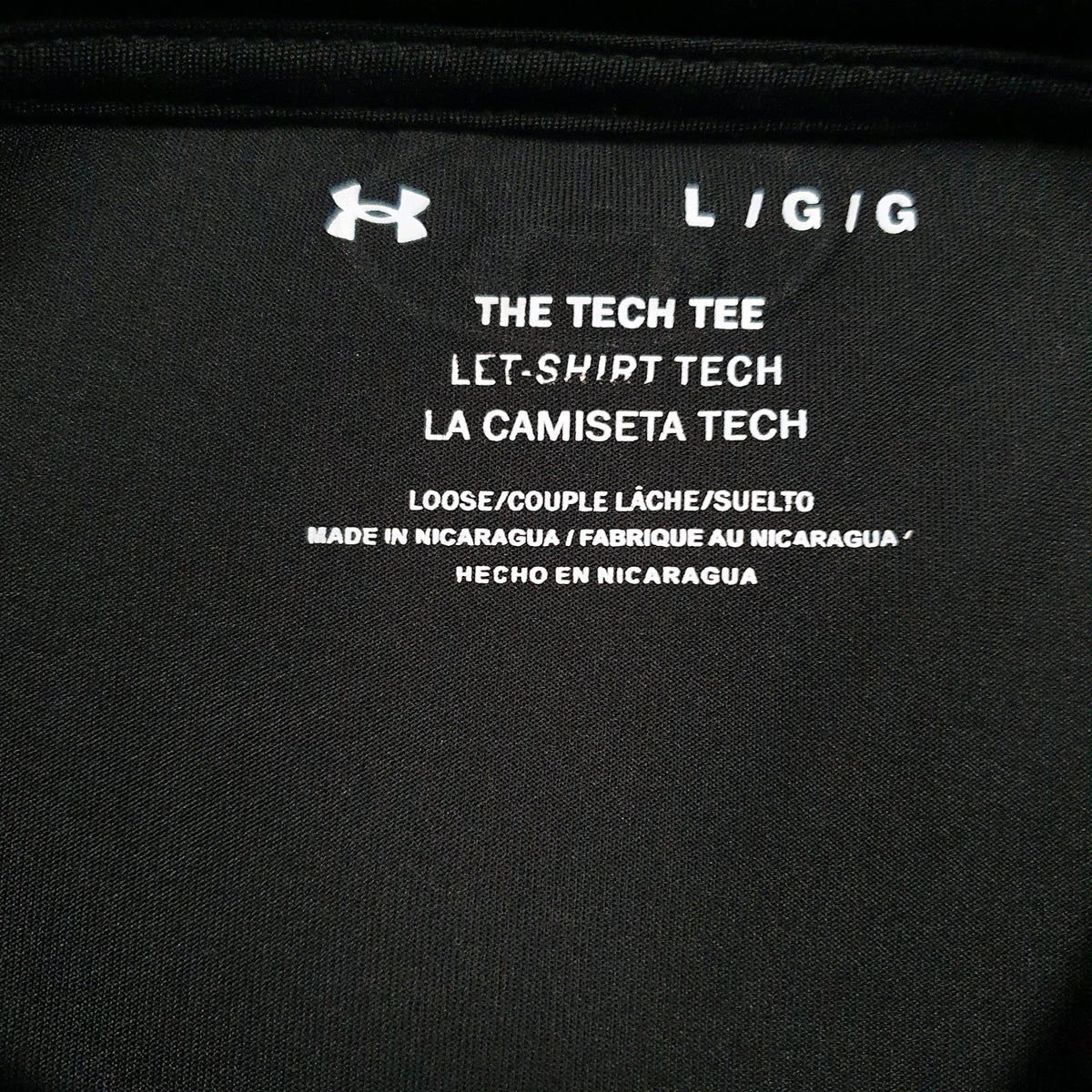 Mens Black Under Armour Active Wear  T Shirt