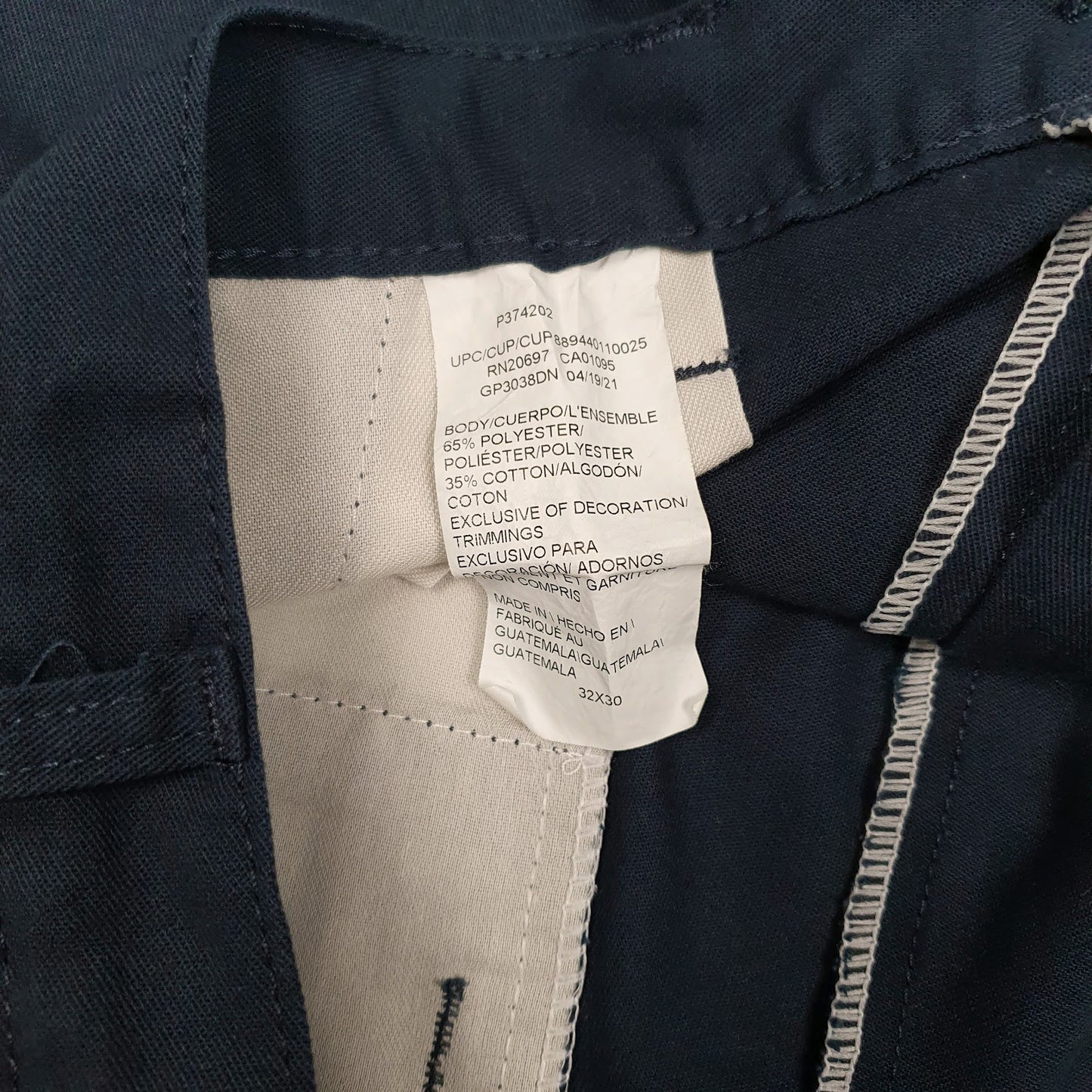 Mens Navy Dickies   Trousers