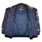 Mens Navy Chase Authentics Michael Waltrip SIGNED Vintage Napa  Coat