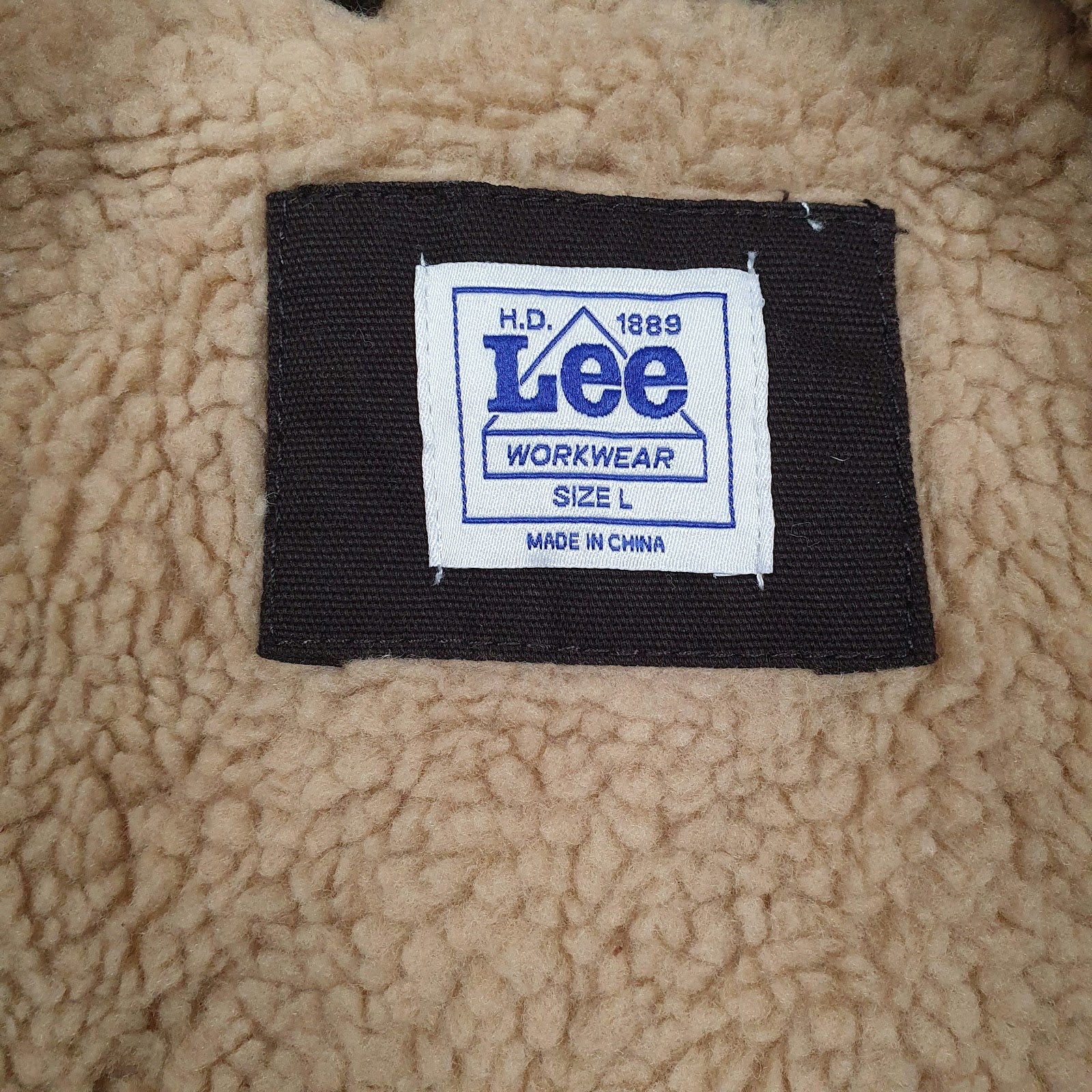 Mens Brown Lee Sherpa Lined  Coat