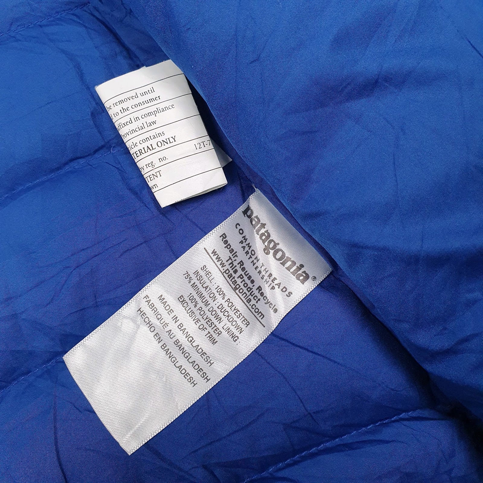 Womens Navy Patagonia Down Sweater  Coat