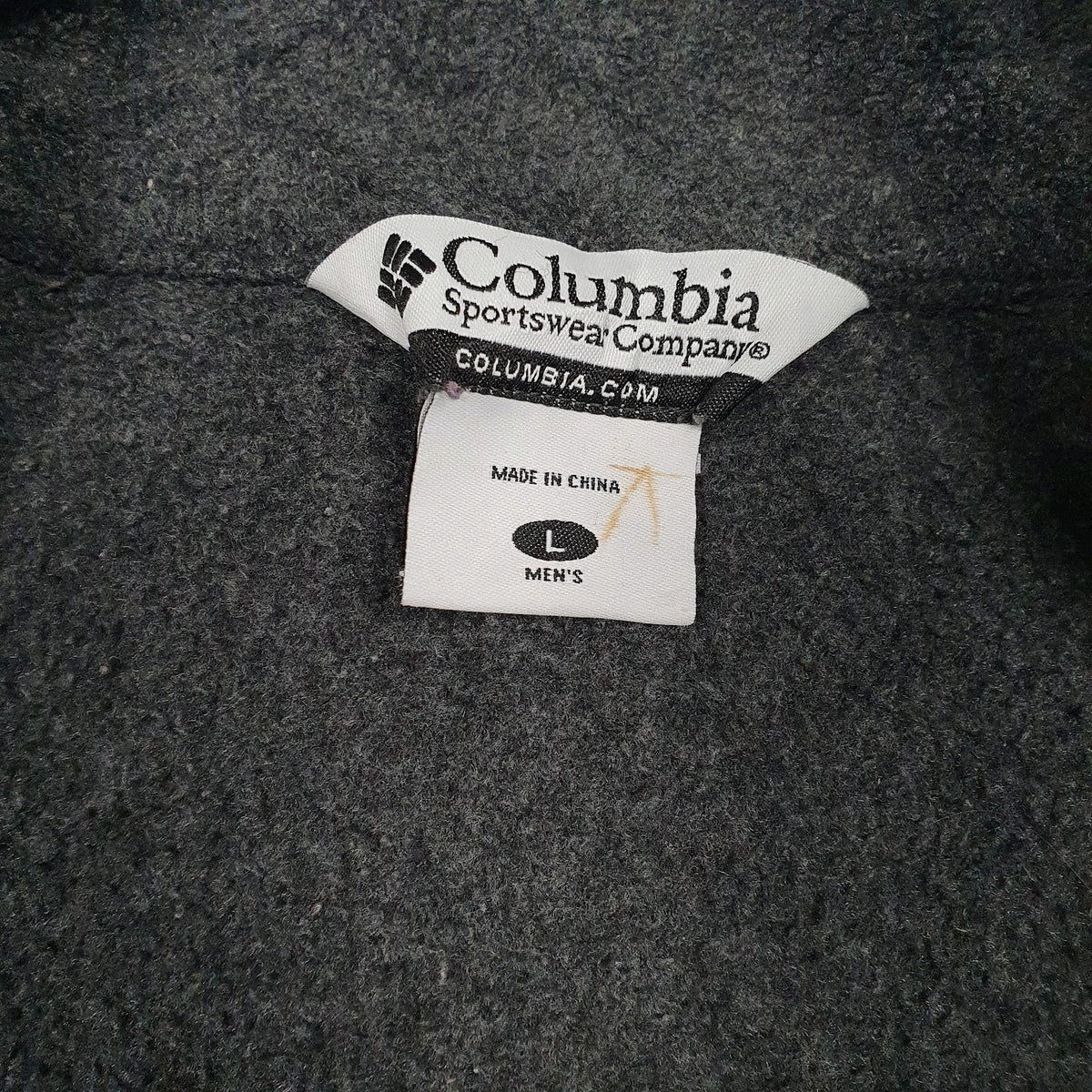 Mens Grey Columbia Sportswear Company Gilet Full Zip Jumper