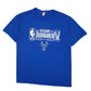 Mens Blue Fruit Of The Loom NBA Basketball Tournament Milwaukee Bucks Short Sleeve T Shirt
