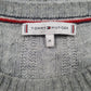 Mens Grey Tommy Hilfiger Cable Knit Crewneck Jumper